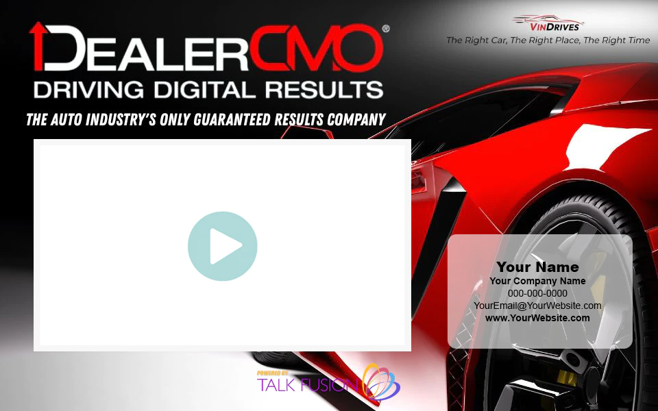 Video Email Template
